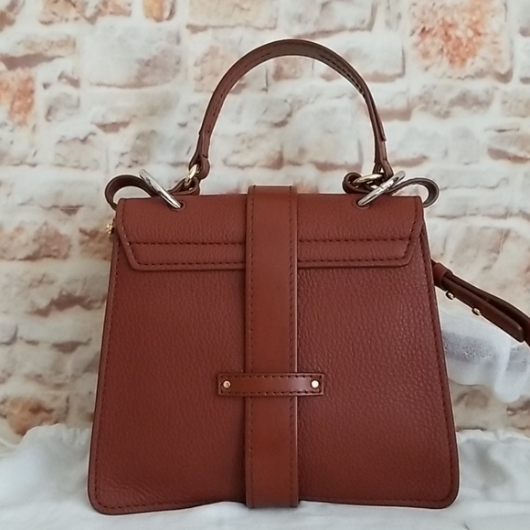 New Chloe Aby Mini Lock & Key Top-Handle Bag - Picture 5 of 15